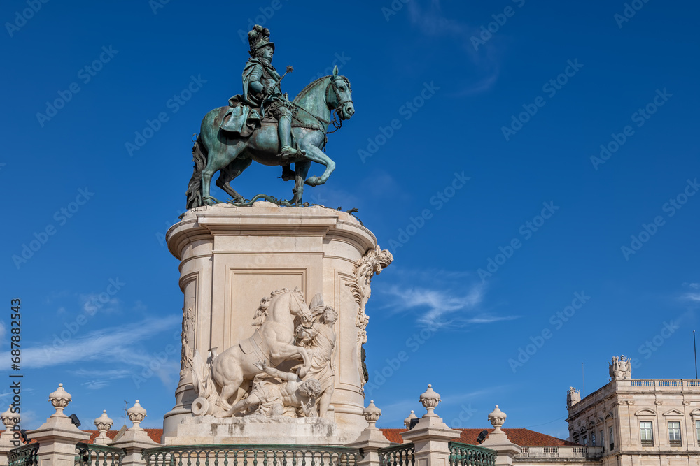 Equestrian Statue of King Jose I in Lisbon