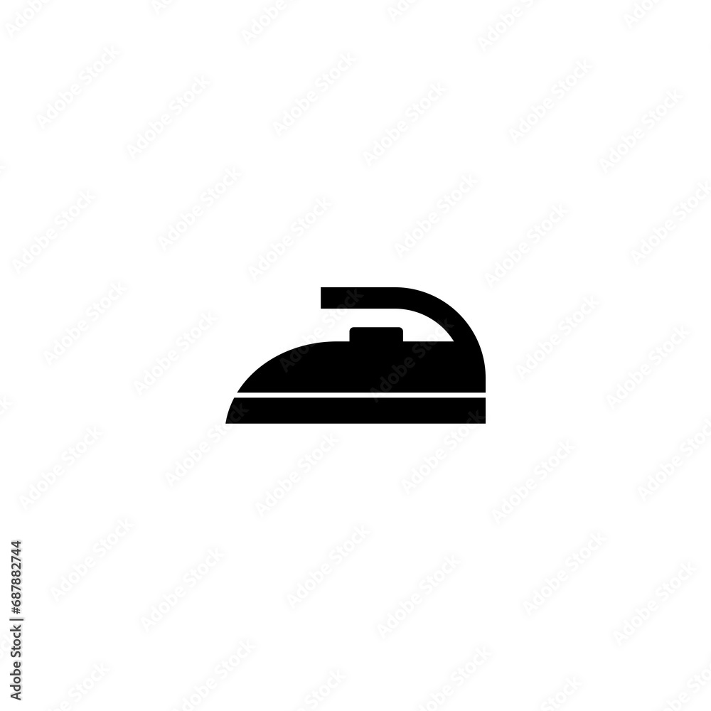 Iron icon simple sign isolated on white background Iron icon simple sign isolated on white background