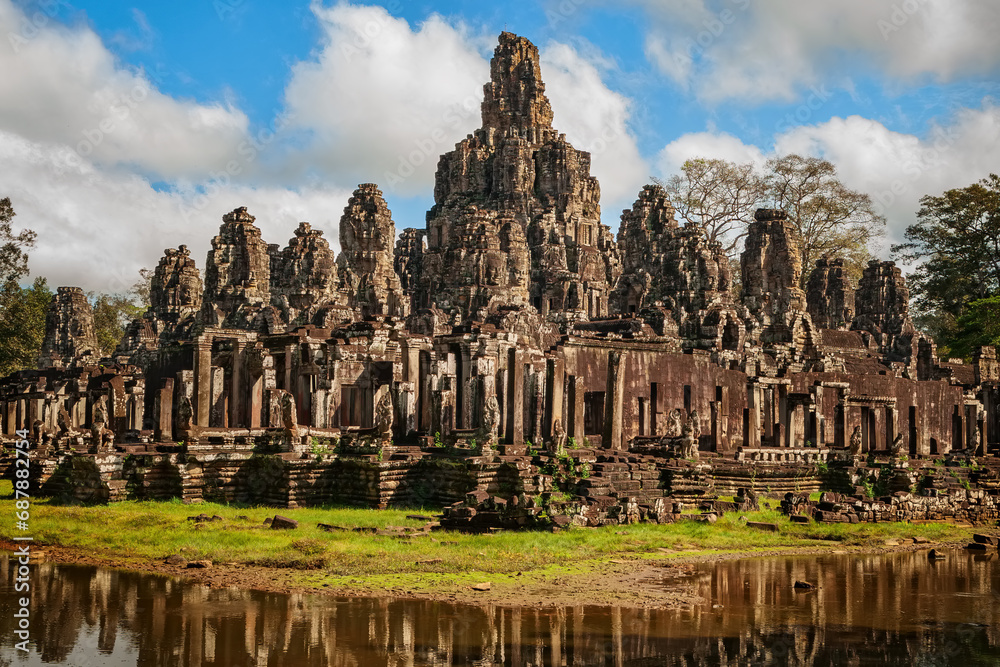Bayon Temple Of Angkor Thom In Cambodia Bayon Temple Of Angkor Thom In Cambodia
