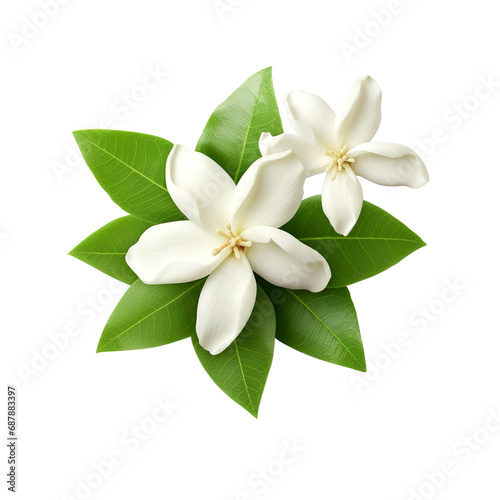 frangipani flower isolated on white, png © MDKABIR