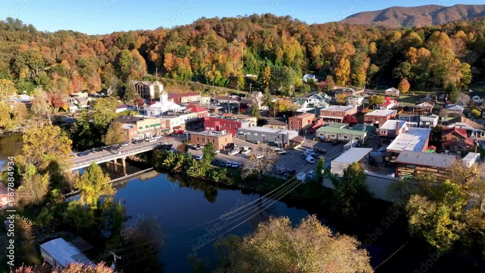 aerial bryson city nc, north carolina aerial bryson city nc, north carolina