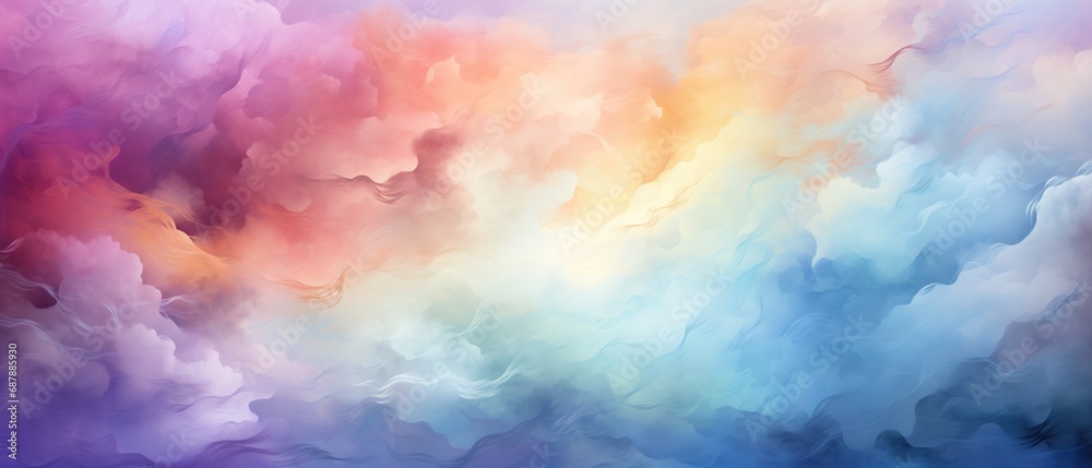 Watercolor Style Backgrounds—blended colors, brushstroke textures, imparting a delightful painterly touch. A visual immersion into the world of fluid expression.