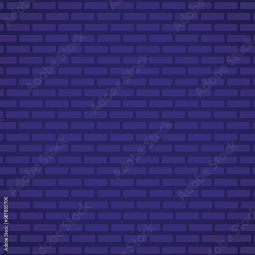 Blue brick wall background - Vector