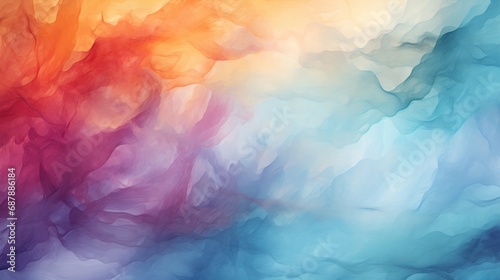 Watercolor Style Backgrounds—blended colors, brushstroke textures, imparting a delightful painterly touch. A visual immersion into the world of fluid expression.