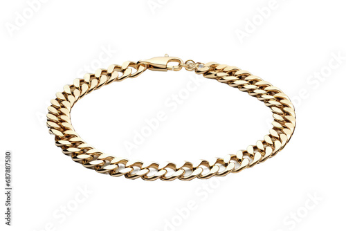 Chain Couture: Elevate Your Wrist Game with Trendy Bracelets isolated on transparent background