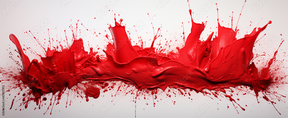 Red line of paint isolated High quality photo Red line of paint isolated High quality photo