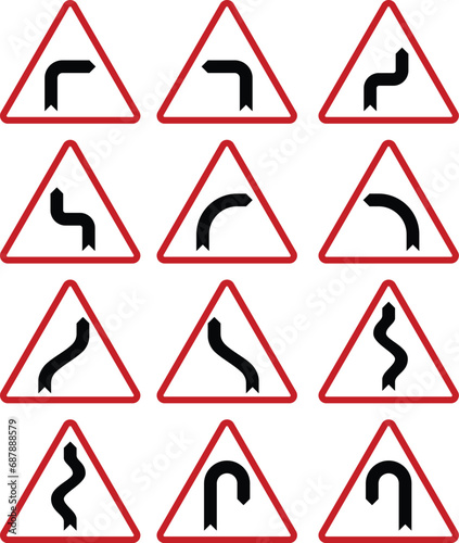 Horizontal alignment signs  Road signs in the Philippines  Regulatory signs indicate the application of legal or statutory requirements.