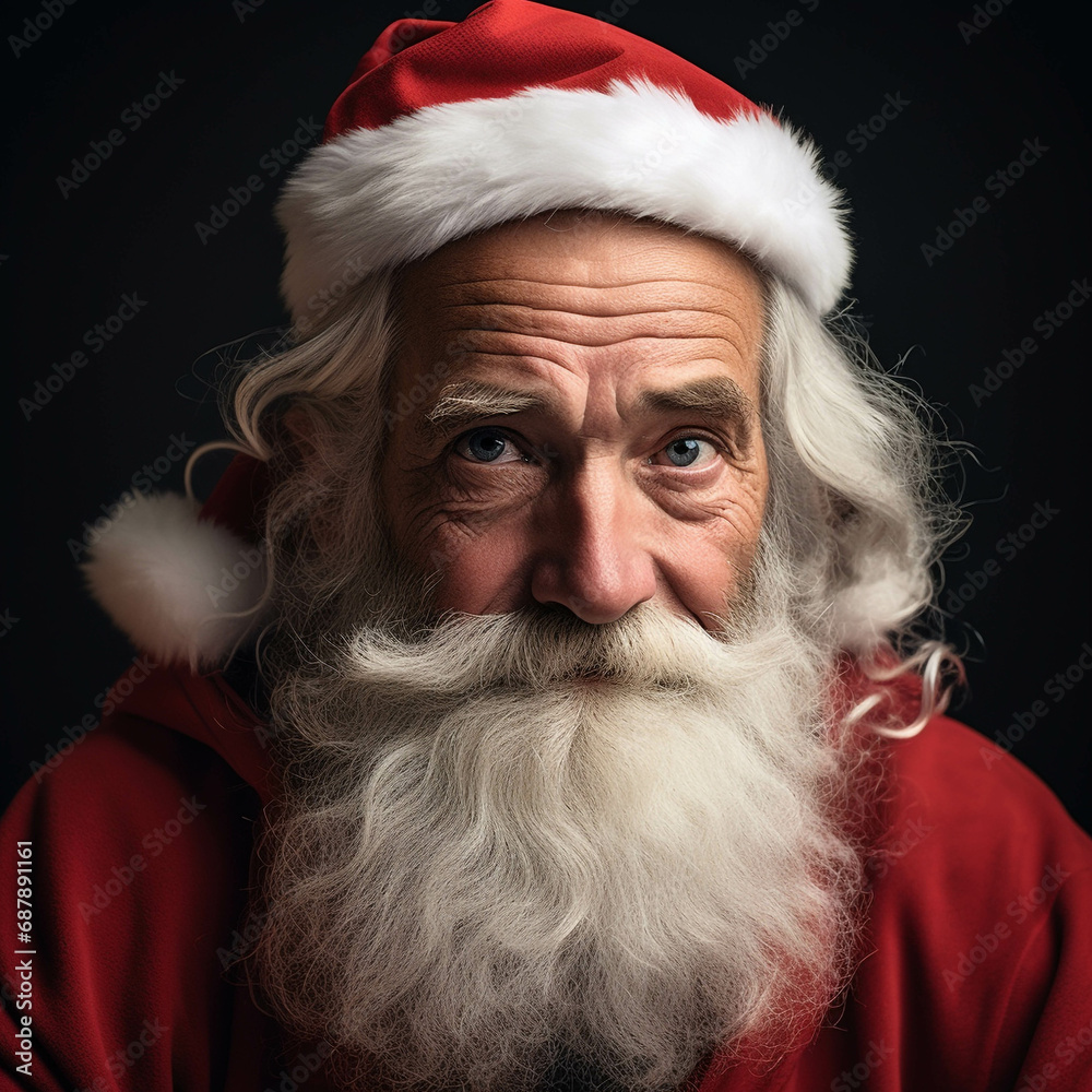 Santa Claus in Christmas season. Santa Claus in Christmas season.