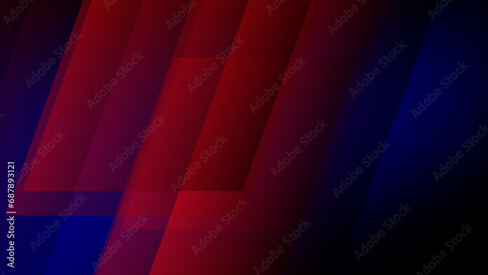 Technology background with abstract rectangles vibrant and stylish geometric gradient of interconnected shapes, forming hypnotic and futuristic composition