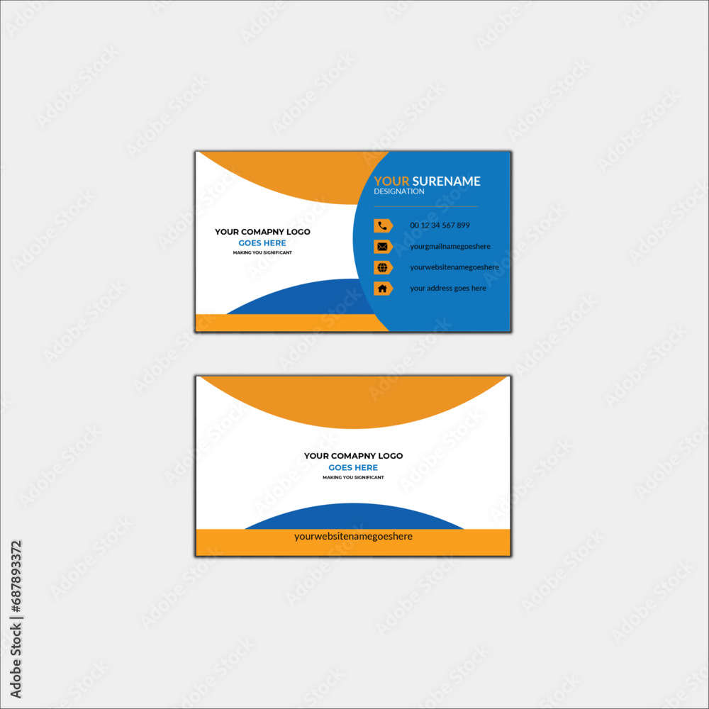 Luxury Double-sided creative and Clean Business Card design Template for professional Business and personal use. Business card design with gold style minimalist print template with Beautiful
2 colors Luxury Double-sided creative and Clean Business Card design Template for professional Business and personal use. Business card design with gold style minimalist print template with Beautiful
2 colors