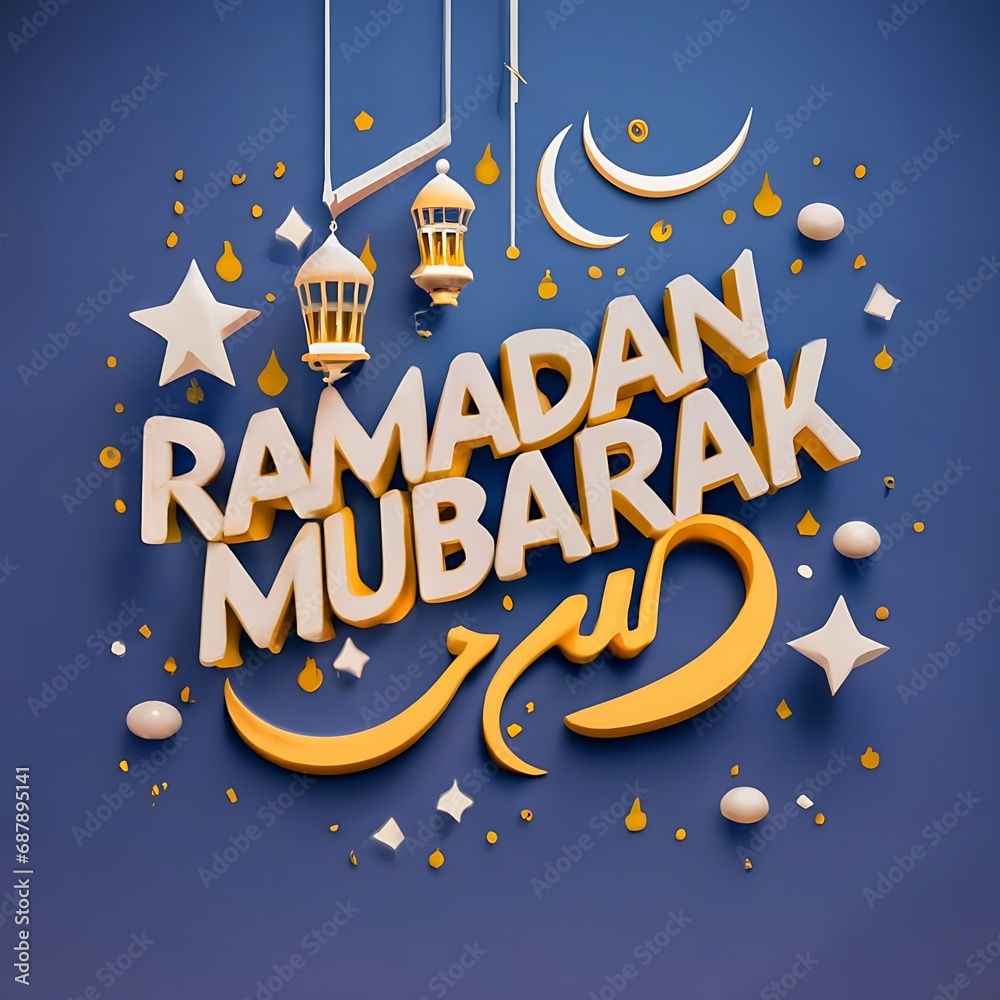 Ramadan Kareem holiday design. Celebrate Ramadhan Holy month in Islam