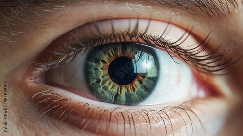 Human eye. Intricate Closeup of the Human Eye photo