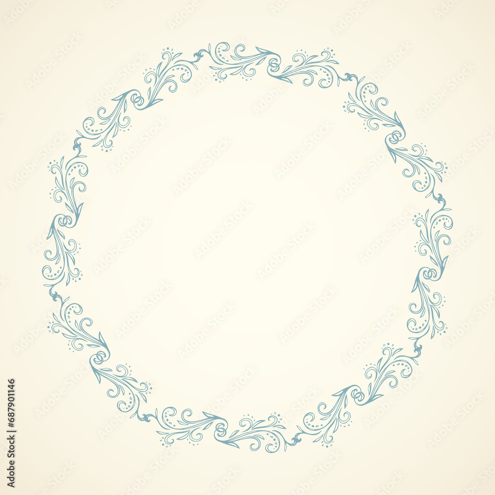 Vignette. Vector drawing Vignette. Vector drawing