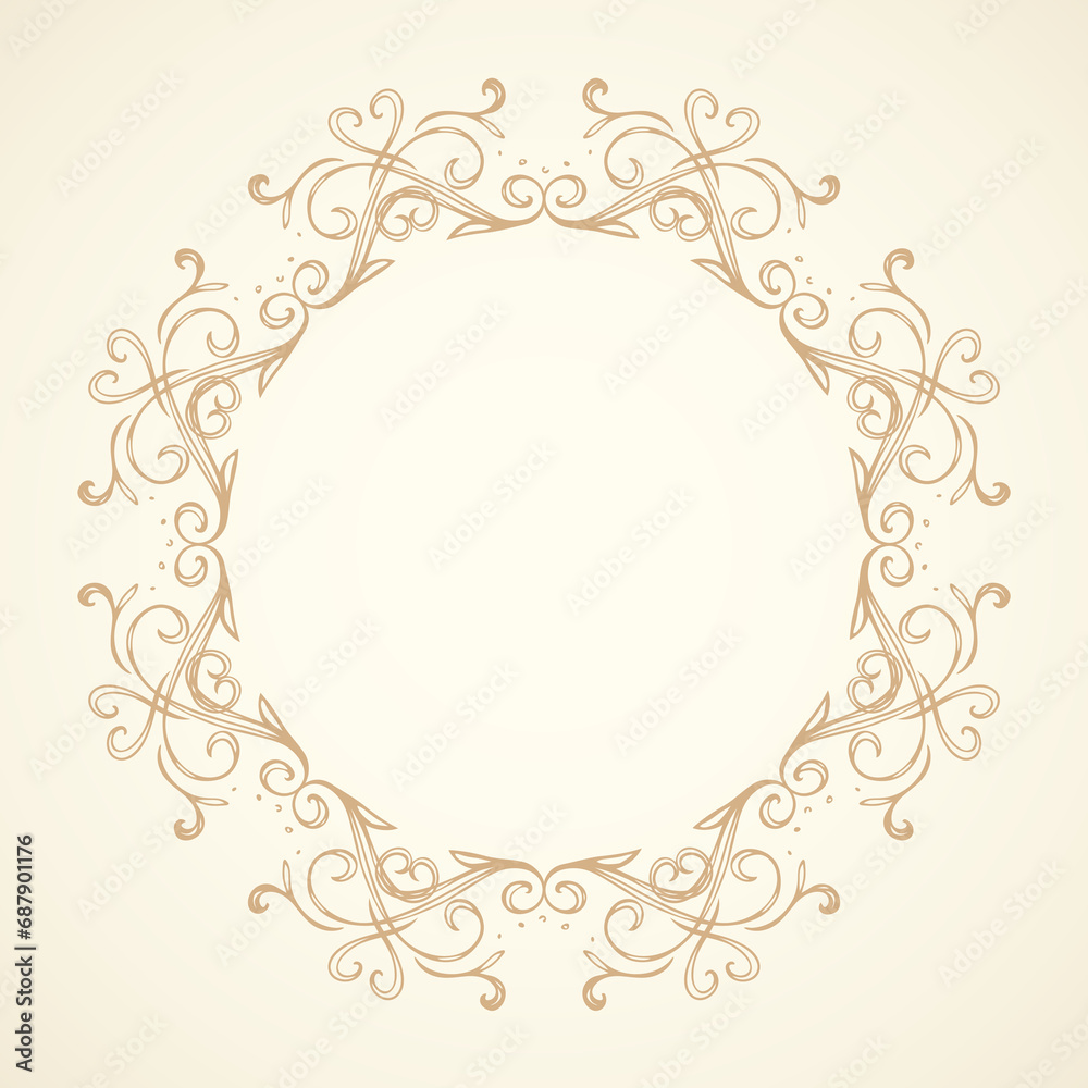 Vignette. Vector drawing Vignette. Vector drawing