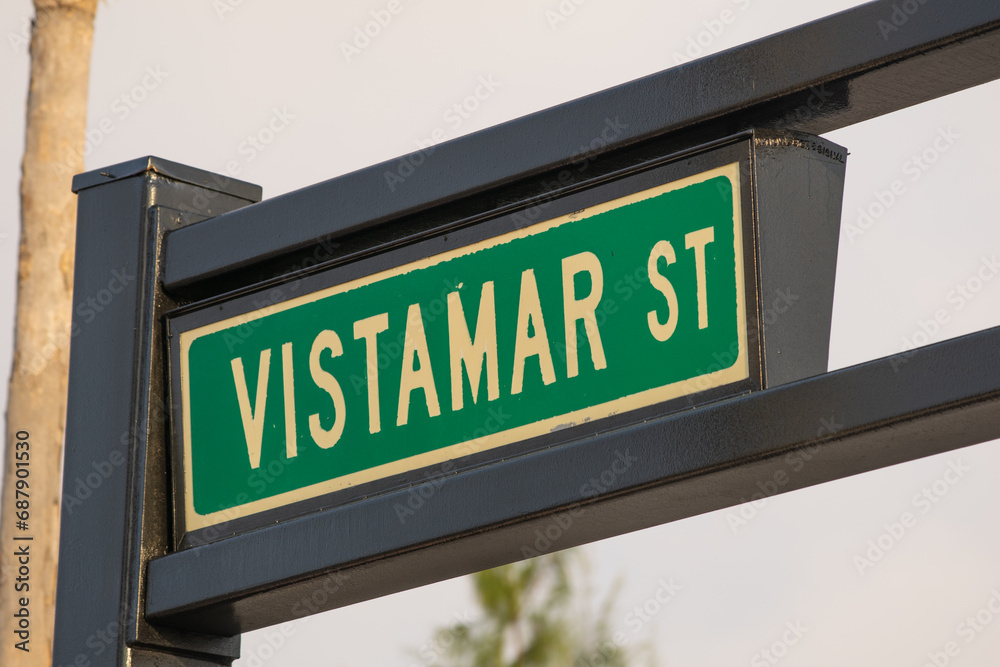 Vistamar Street sign in Fort Lauderdale Vistamar Street sign in Fort Lauderdale