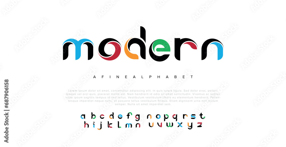 Colors font alphabet letters. Modern logo typography. Color creative art typographic design. Festive letter set for rainbow logo, headline, color cover title, joy monogram. Isolated vector typeset  - obrazy, fototapety, plakaty 