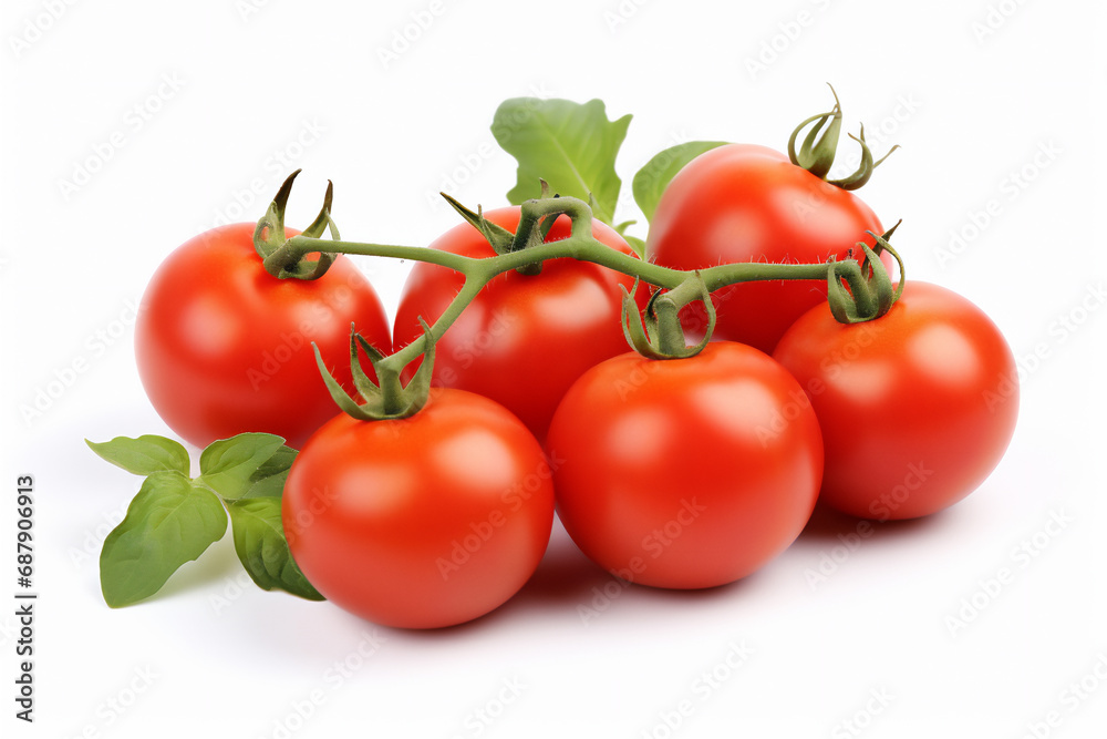 red tomato on white background red tomato on white background