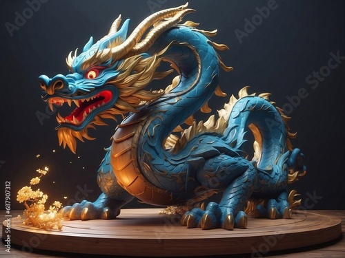 dragon Chinese creature in new years © ferdian