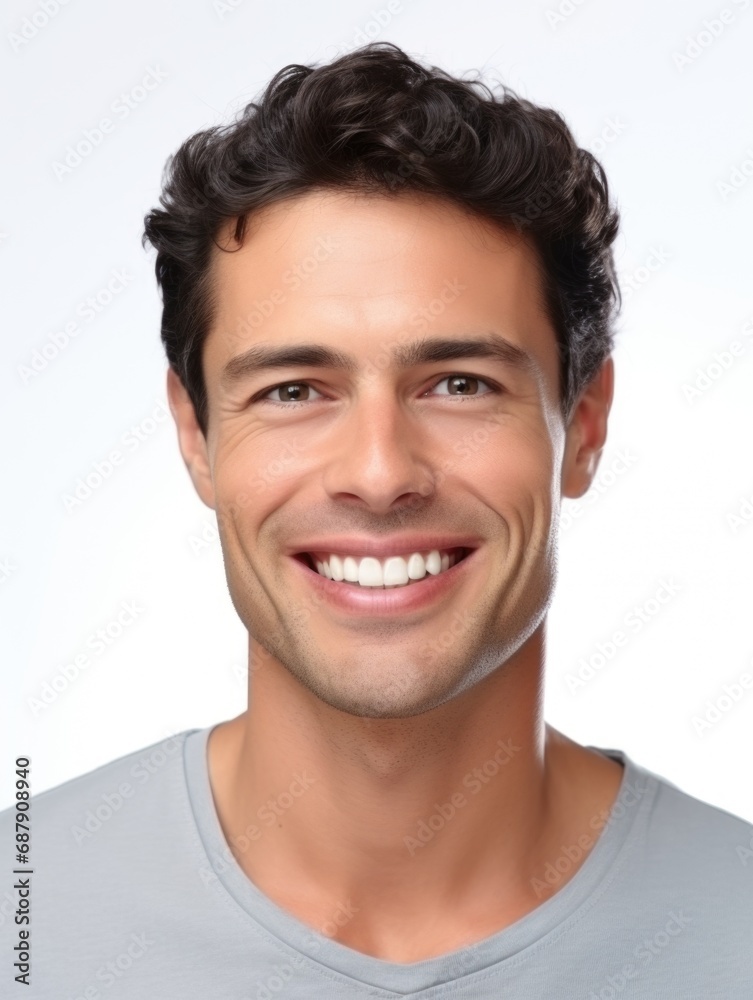 Smile of young woman with healthy white teeth and hygiene Concept of advertising dentist and facial care Smile of young woman with healthy white teeth and hygiene Concept of advertising dentist and facial care