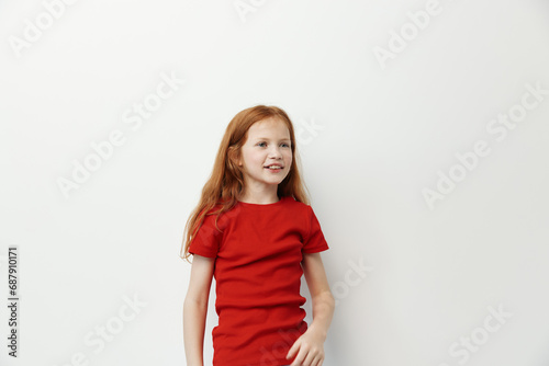 Happy girl kid person female children smile portrait young cute childhood beauty little