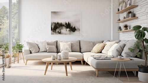 scandinavian modern interior living room © Lucas