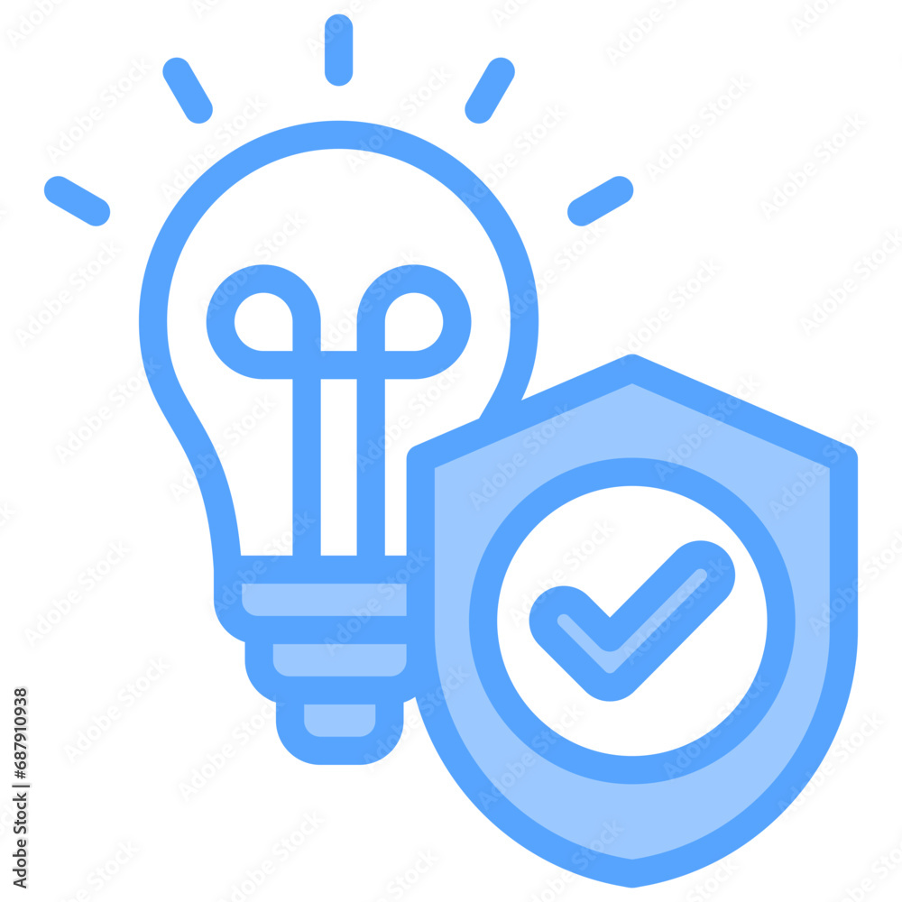 Innovation Insurance Blue Icon Innovation Insurance Blue Icon