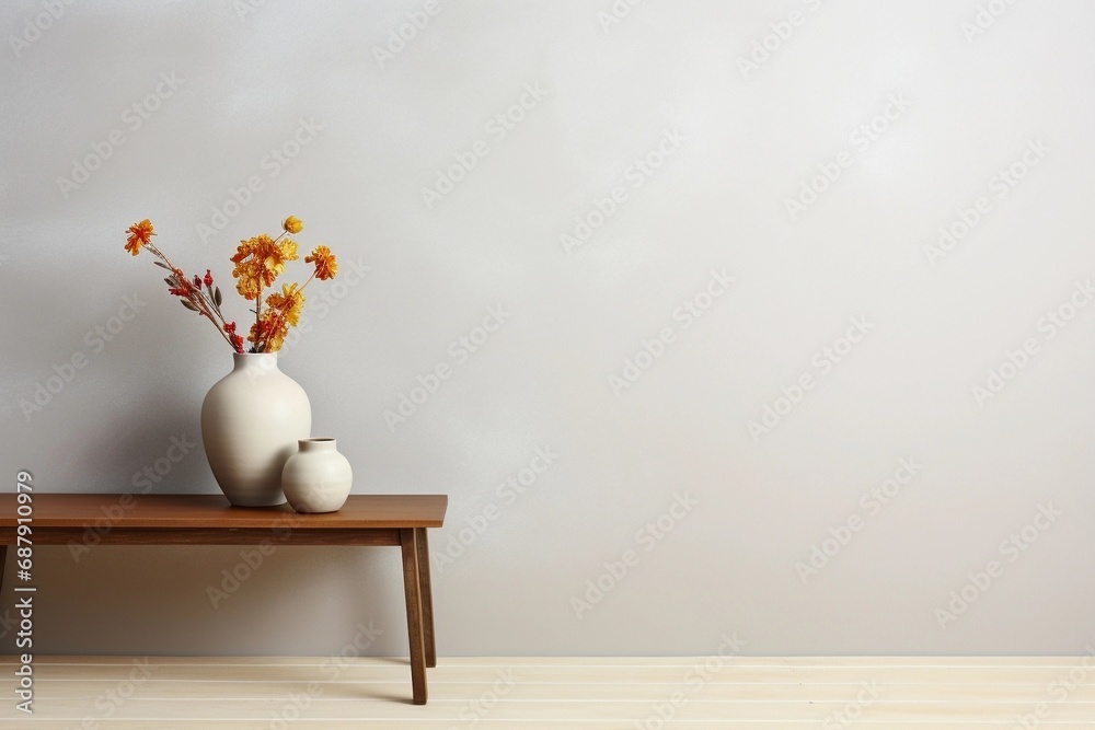 bouquet of flowers, neutral background with space for text bouquet of flowers, neutral background with space for text