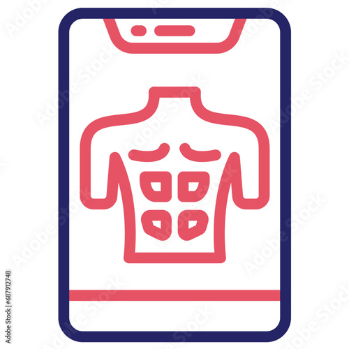 Chest Muscle Icon