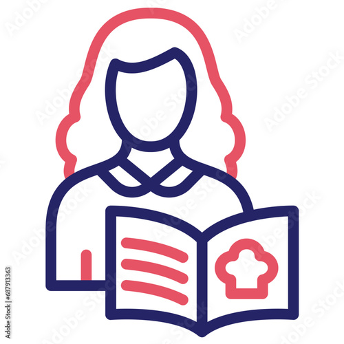 Woman Recipes Icon