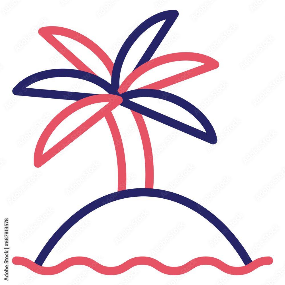 Palm Island Icon Palm Island Icon