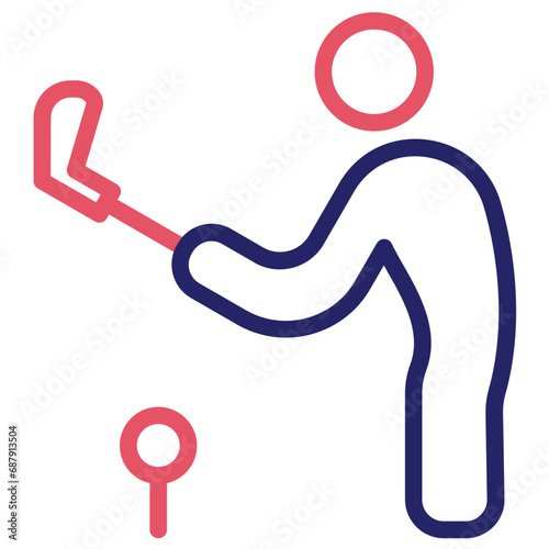 Golf Player Icon