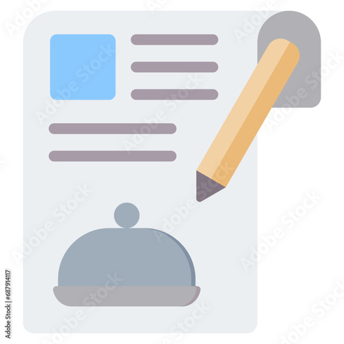 Food Article Flat Icon