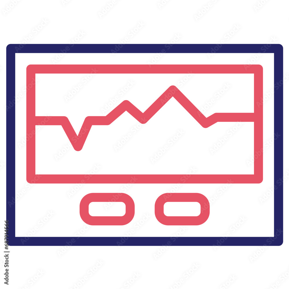 Electrocardiogram Icon Electrocardiogram Icon