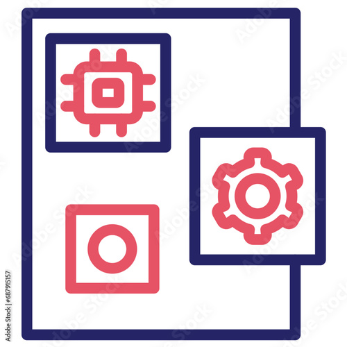 Unstructured Data Icon