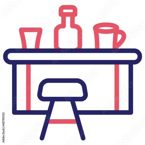 Bar Counter Icon