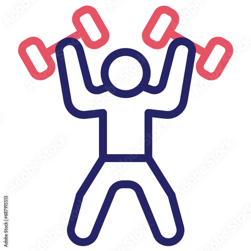 Weightlifter Icon