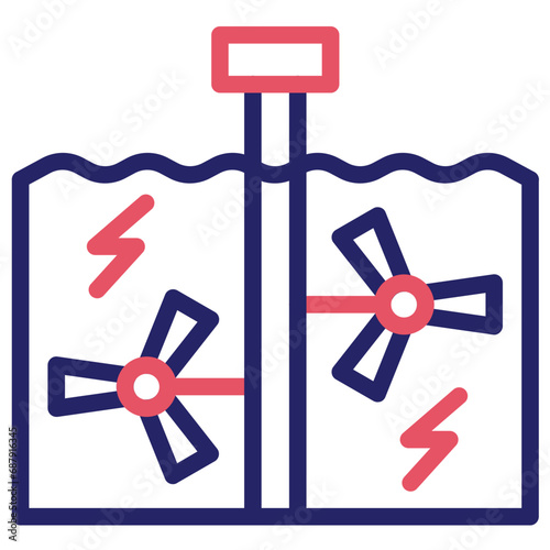 Tidal Power Icon