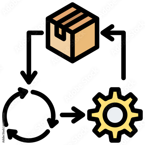 Plm Outline Color Icon