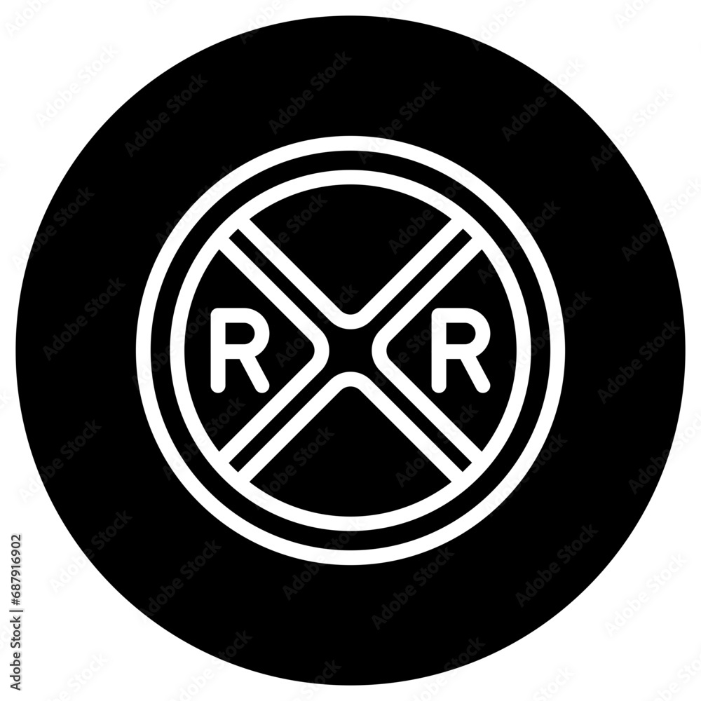 Rail road Vector Icon Design Illustration Rail road Vector Icon Design Illustration