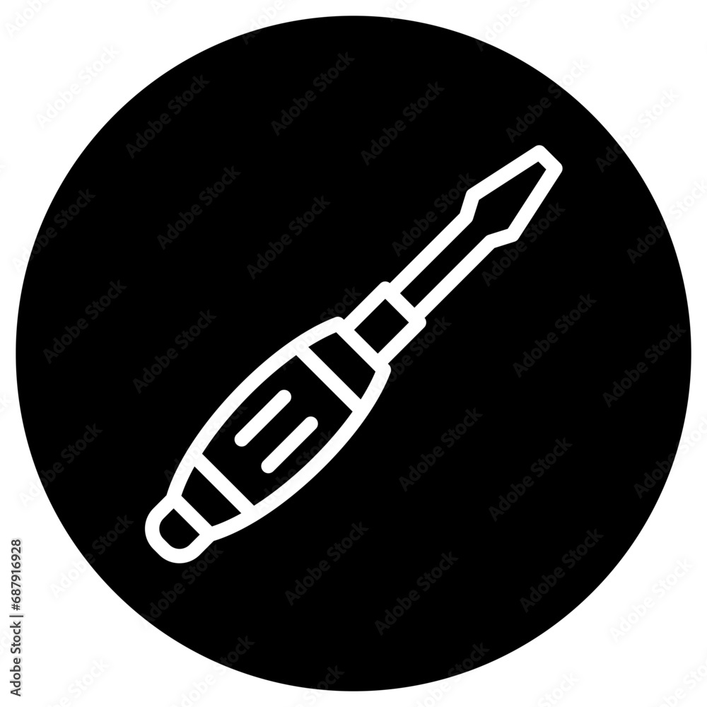 Screwdriver Vector Icon Design Illustration Screwdriver Vector Icon Design Illustration