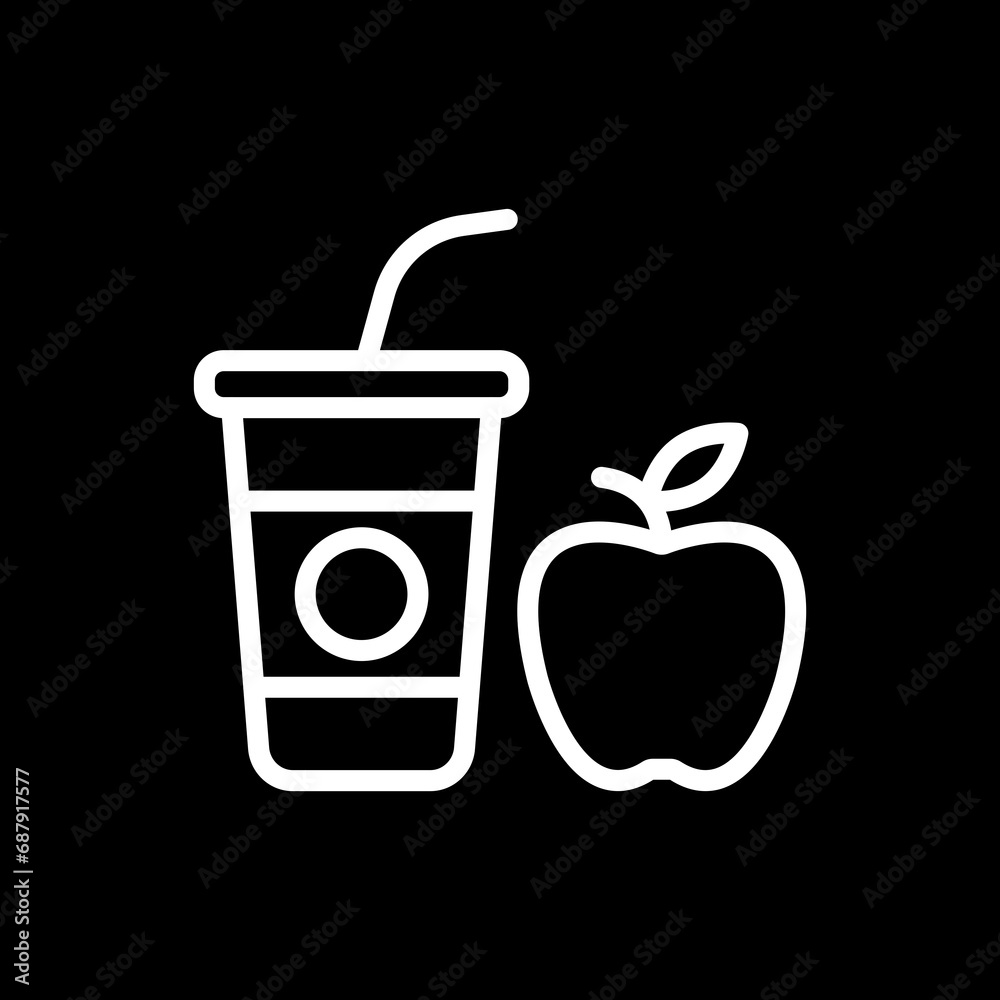 Milkshake Vector Icon Design Illustration Milkshake Vector Icon Design Illustration