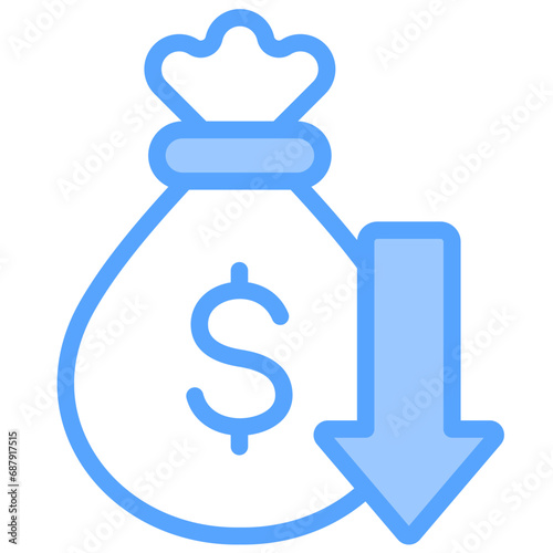 Lowest Cost Blue Icon