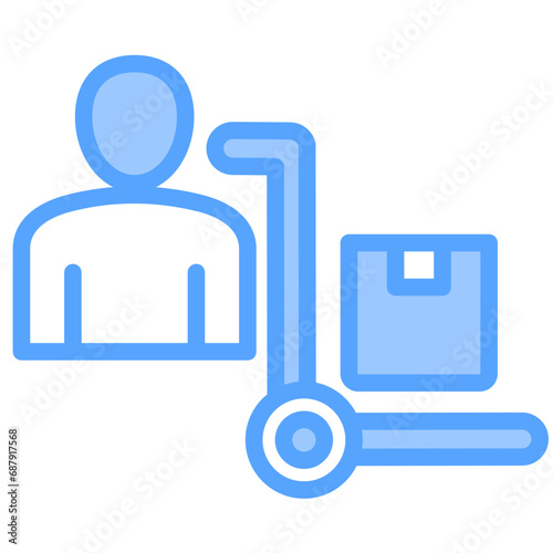 Supplier Blue Icon