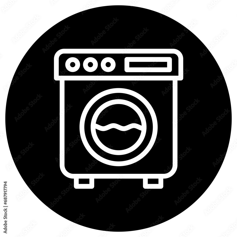 Washing machine Vector Icon Design Illustration Washing machine Vector Icon Design Illustration