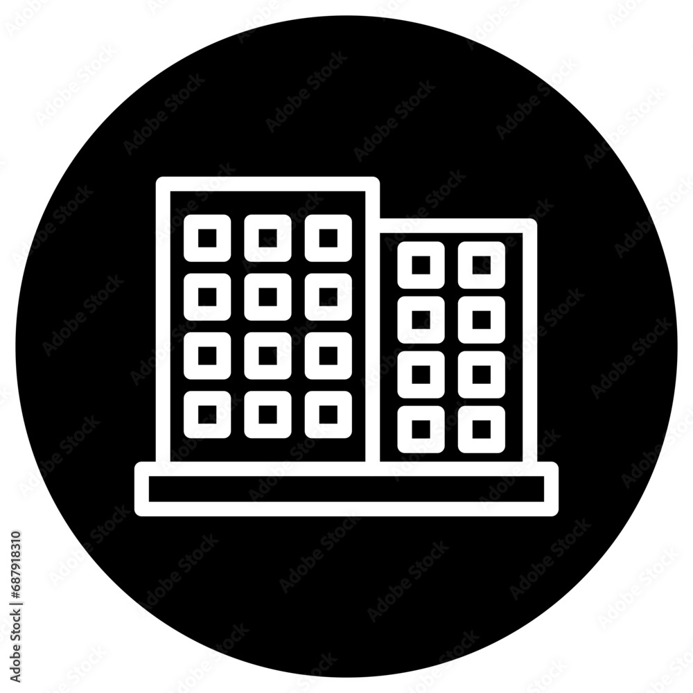 Office building Vector Icon Design Illustration Office building Vector Icon Design Illustration