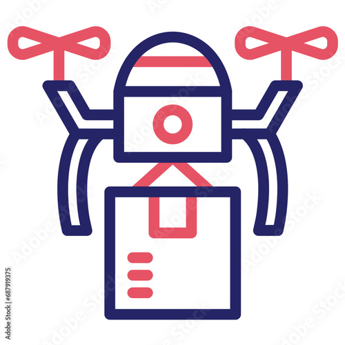 Drone Delivery Icon