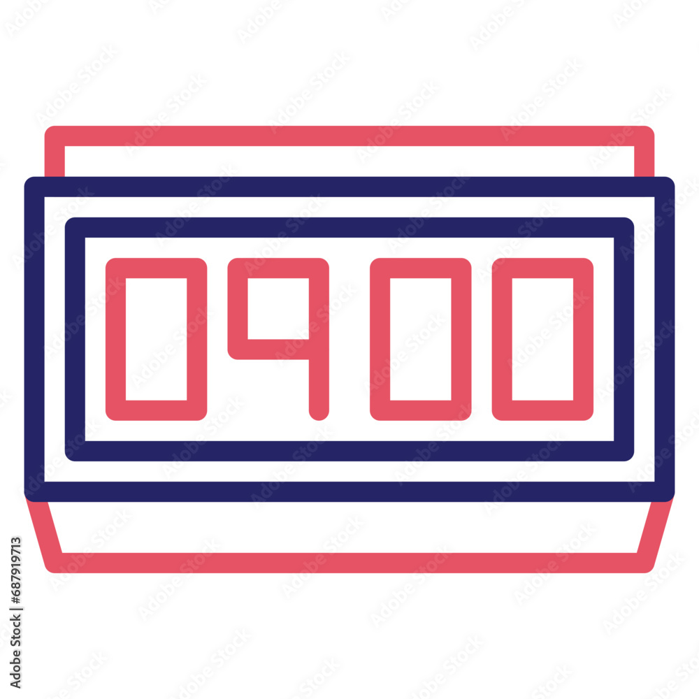 Digital Clock Icon