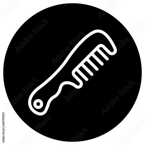 Hair comb Vector Icon Design Illustration