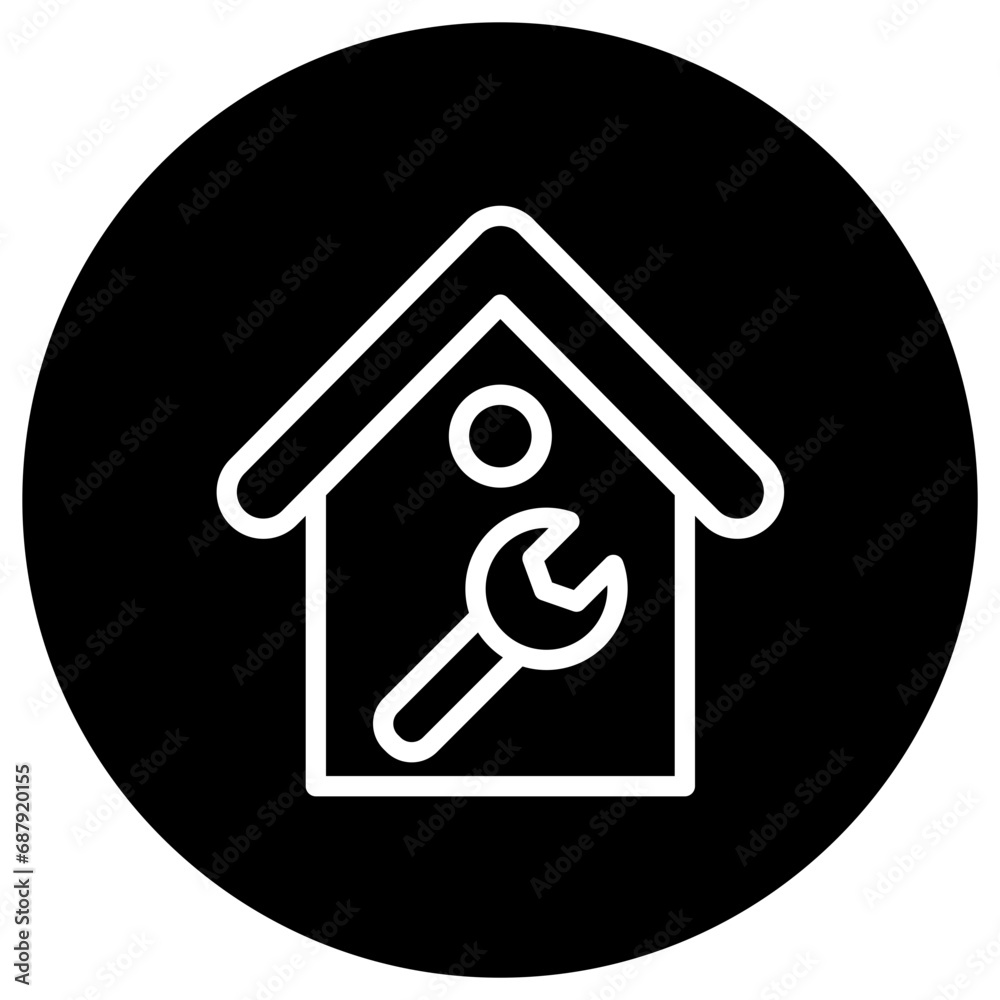 House maintenance Vector Icon Design Illustration House maintenance Vector Icon Design Illustration