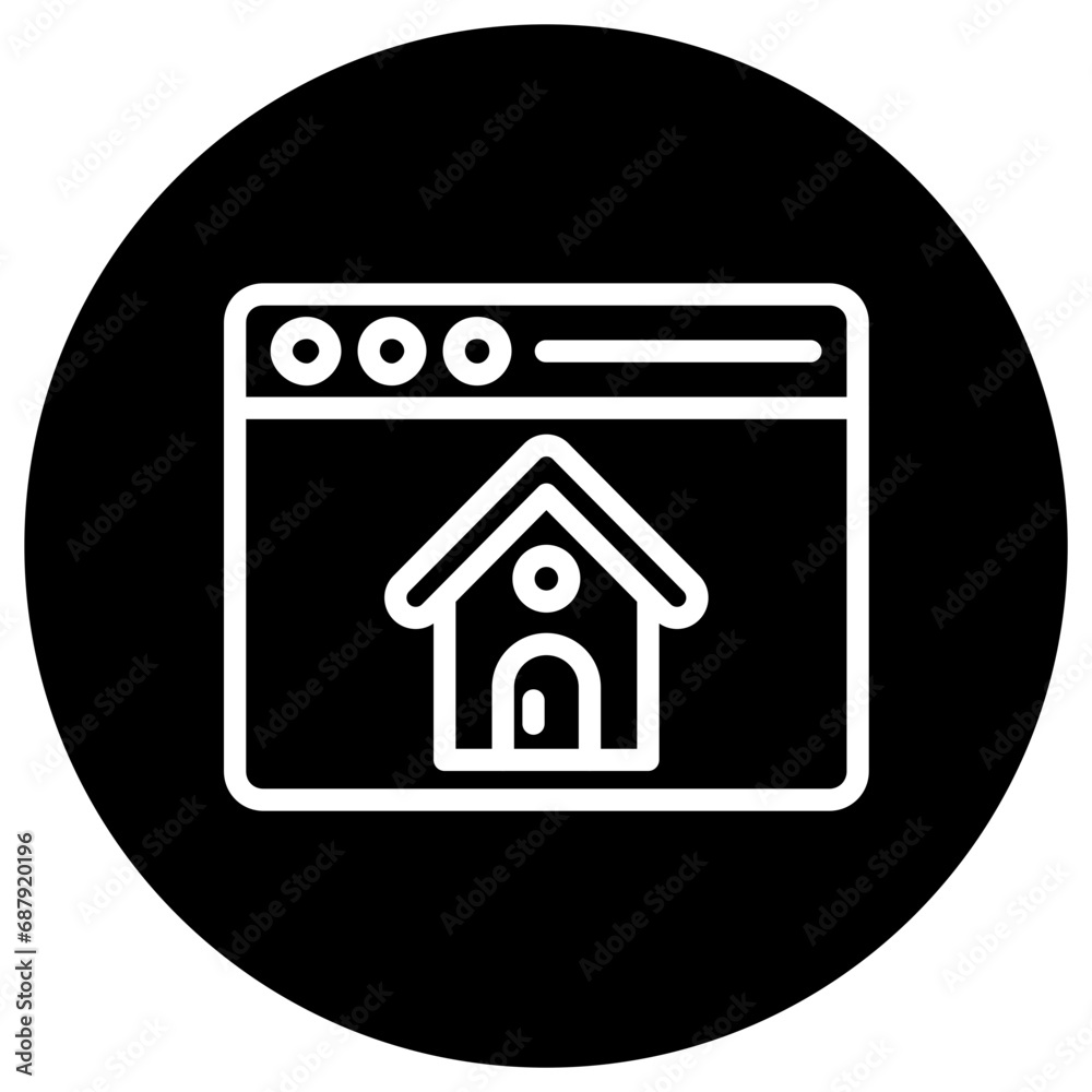 House browser Vector Icon Design Illustration House browser Vector Icon Design Illustration